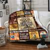 Reading Is My Happy Place Home Customize Your Name Blankets Comfortable Soft And Light Fourseason Multipurpose Blanket Suitable For Picnics Sofas