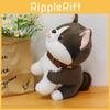 Collar Cute Dog Plush Toy Cartoon Doll Girls Children Birthday Gift Festival