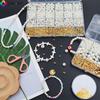 Набор бусин DIY под жемчуг для бисероплетения, материал для изготовления жемчужных браслетов, аксессуары, бусины для одежды
