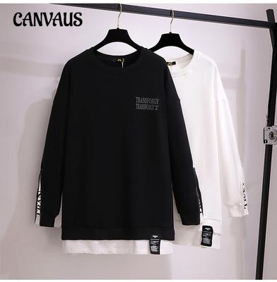 Весенне-осенняя женская блузка, свитшот, женские топы больших размеров с длинными рукавами больших размеров