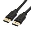 Amazon Basic Composite Cable, 8K DisplayPort Cable, 1.4 Standard, HDR Compatible, 8K@60Hz, 4K@120Hz, 3m, Black