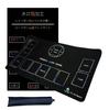 CARD ONE Holographic Foil Process Playmat Half Size Game Rubber Single Use 35x60cm Non-Slip Matches Black Thickness 2mm