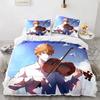 3D Game Genshin Impact Bedding Set Kamisato Ayaka Bed Linen Girls Boys Teens Single Double Twin Queen King Size Men Duvet Cover
