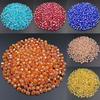 200 шт акриловые ручные прозрачные бусины «Симфония» «сделай сам», материал AB, круглые бусины, цветные бусины, аксессуары 6/8 мм