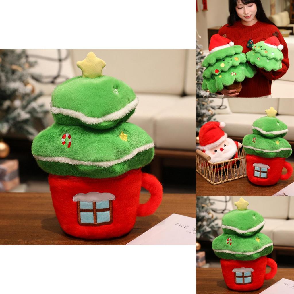 Christmas Gift Plush Figure With Heart Shape And Short Pile Material For Holiday Decor