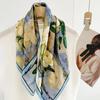 68*68cm 100% Mulberry Silk Chinese Silk Luxury Scarves Accessories Scarf Sunscreen Shawl Headband Neckerchief Gift