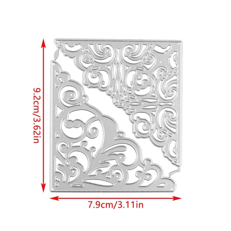 Геометрические треугольные режущие штампы из углеродистой стали для скрапбукинга, изготовления открыток, альбомов, декоративного тиснения бумаги, вырубки