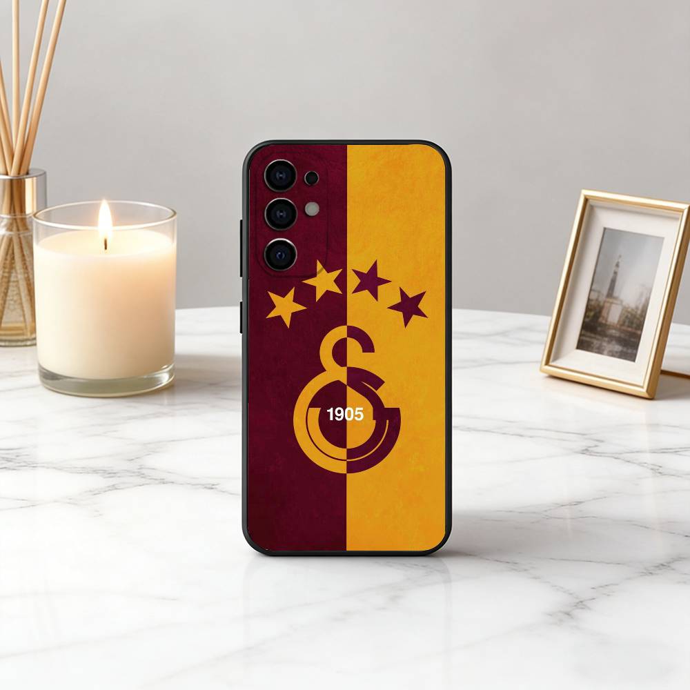 Чехол для телефона Pattern G-Galatasaray SK-es для Samsung S25, S24, S21, S22, S23, S30, Ultra, S20, Plus, Fe, Мягкий силиконовый черный чехол