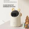 Настольная мусорная корзина с интеллектуальным датчиком 2 л для домашнего офиса, детской ванной комнаты, мини-ведро небольшого размера, антизащемляющая легкая мусорная корзина