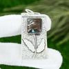 Friendship Day Deal Sterling Silver Tibetan Turquoise Stone Ethnic Bezel Pendant