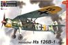 KP Model Luftwaffe Henschel Plastic Model KPM0336 Molding Color 1/72 Hs126B-1