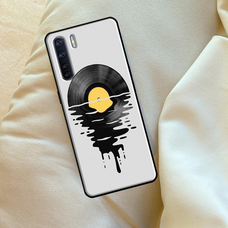 Vinyl Record Retro Case For Oppo A98 A78 A18 A38 A58 A5 A6 Pro A54 A74 A94 A17 A57 A80 A60 A40 A96 A76 A16 A15