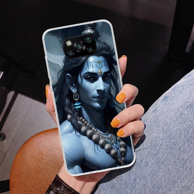 Lord Shiva Hindu God Buddha India Phnoe Case for Xiaomi Poco X5 X6 X7 Pro X4 Gt F7 Ultra M8 M7 Redmi 15C 15 13C 13 12C 12 Unique