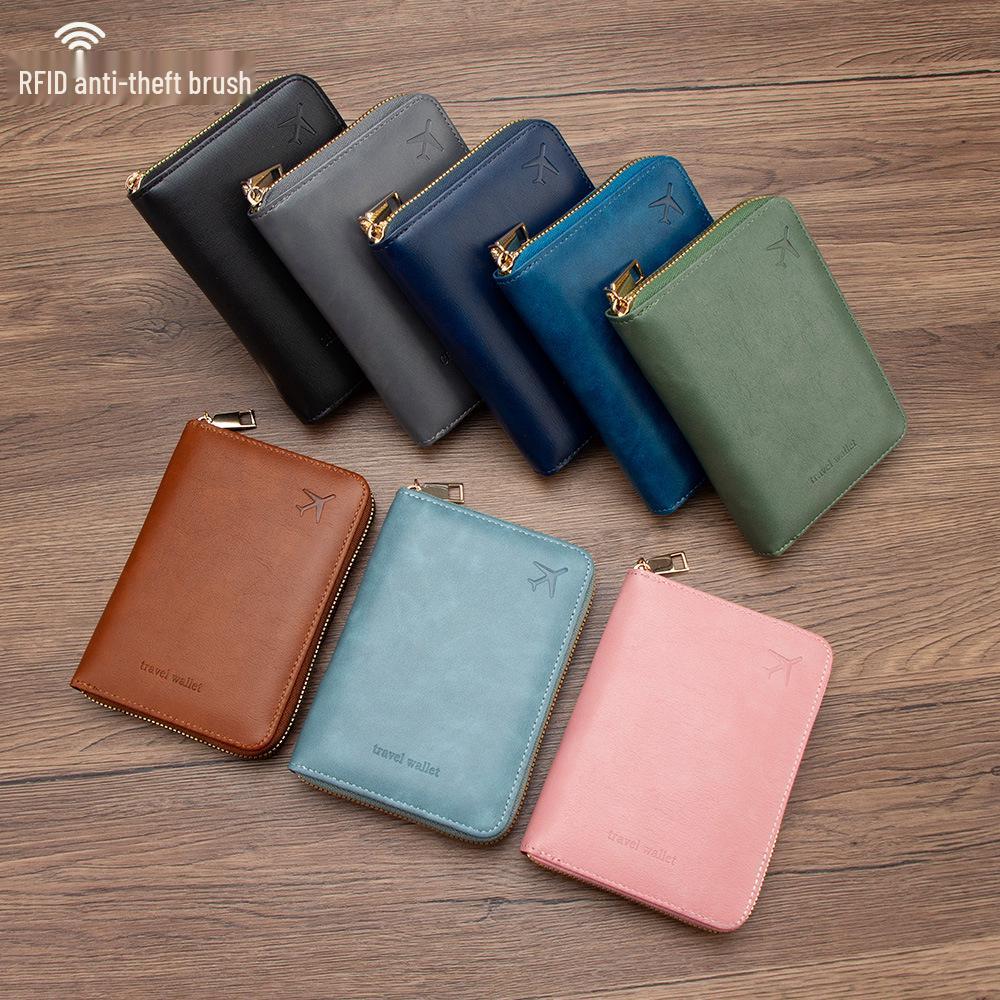 New RFID-Protected Anti-Theft Passport Wallet: Cross-Border Travel Document Organizer