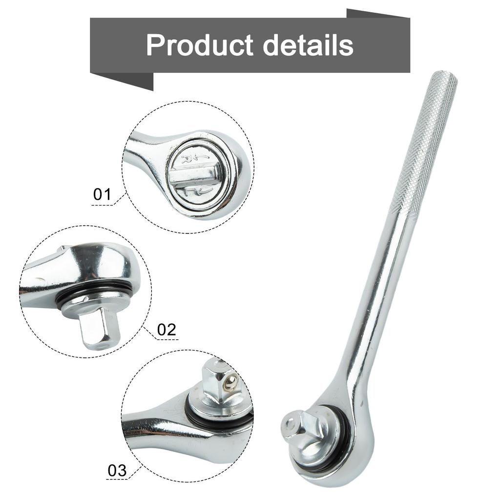 Wrench Portable Ratchet Wrench 24 Teeth Chrome Vanadium Steel