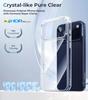Для iPhone 17 Pro Max/17 Pro/17/Air Кристально Чистый Защита от пожелтения Ударопрочная Прозрачный PC Чехол для телефона, Алмазная прозрачность