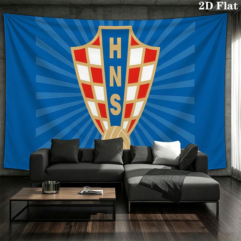 CRO logo Wall tapestry, aesthetic printed fabric blanket, suitable for bedroom, living room, and home decor.