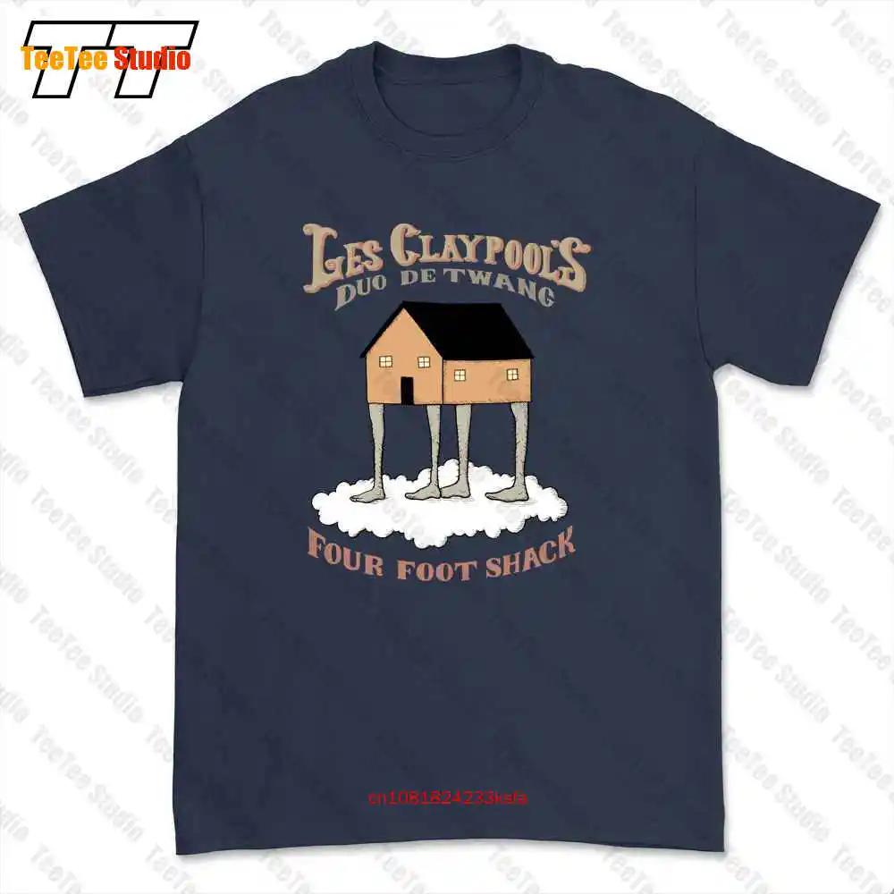 Les ClaypoolS Duo The Twang Four Foot Shack Country Primus Коричневая футболка L2LM