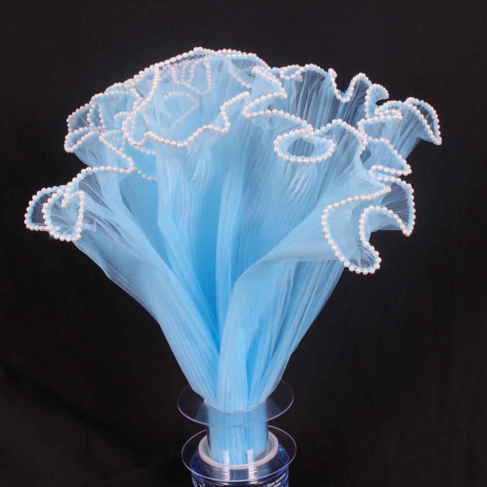 Букет ручной работы, упаковочная ткань для цветов, жемчужное кружево, подарочная упаковочная бумага для свадьбы ко Дню святого Валентина