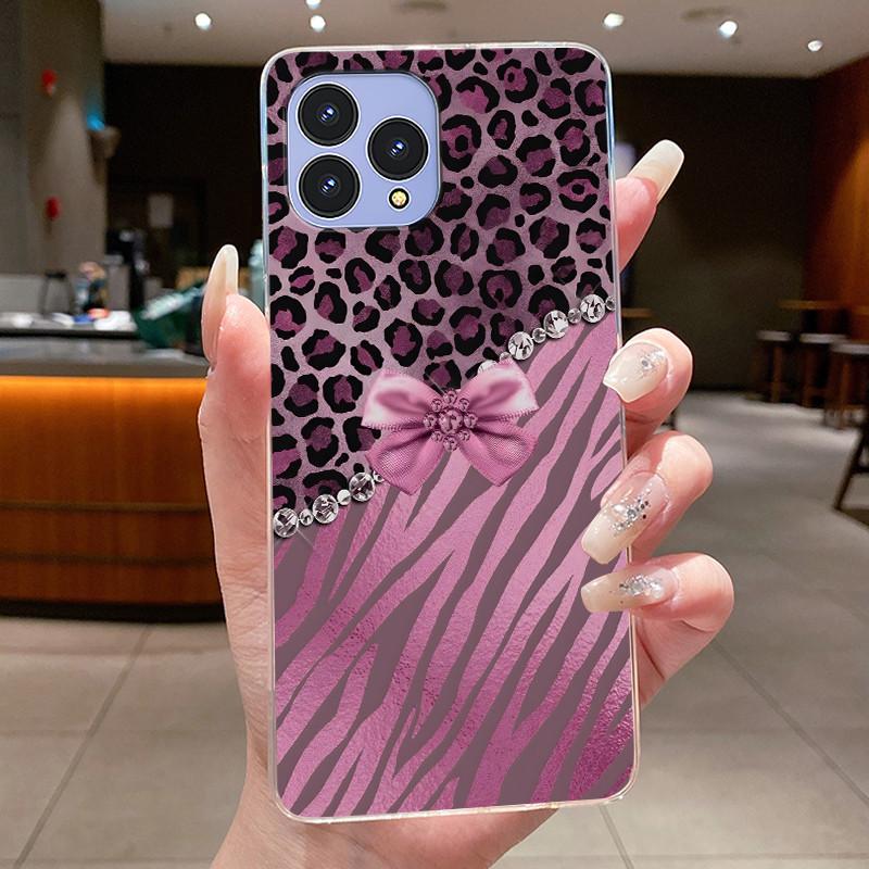 Чехол для телефона Cubot P80 Coque Бабочка Бант Защитный корпус CubotP80 Чехол Capa Прозрачный Мягкий Силикон TPU Покрытие Funda