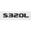 3D Letter Car Emblem Rear Trunk Badge Sticker Decal for Mercedes Benz S300L S320L S500L S500 S550 S600L S600 S650 S Class QN1