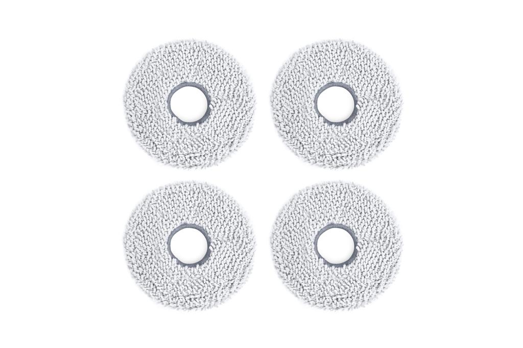 ECOVACS DEEBOT Washable Mop Replacement Consumables for T50 PRO OMNI Robot Vacuum Cleaner OMNI/T50 (4 Pieces)