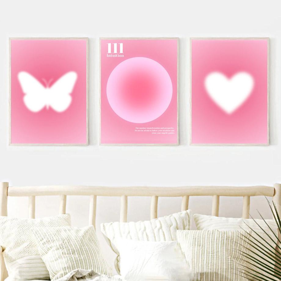 Розовый ангел, номер, бабочка, сердце, Солнце, Матисс Пикассо, настенная живопись, холст, живопись, постеры и принты, фотографии для декора гостиной