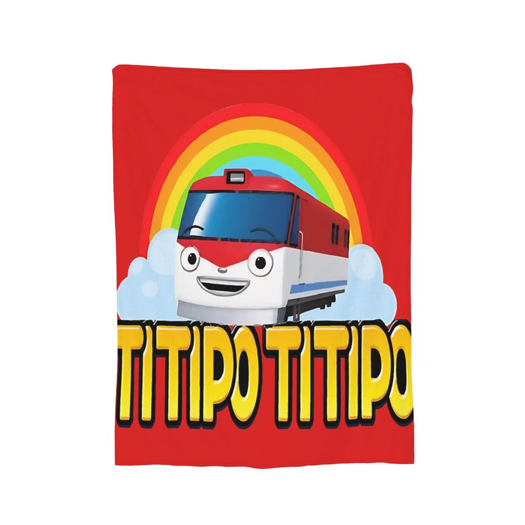 Tayos Little Bus Cartoon Blankets Flannel Vintage Warm Throw Blankets for Home AutumnWinter