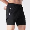 Short Pants Swimming Trunks Shorts Double Layer Men's Jogging Shorts  Surfing