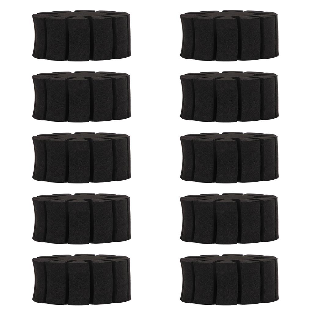 10 шт. Круглая стойка для стрел PE Разделитель для стрел Держатель Черный Прочный Аксессуар для стрельбы из лука для улицы