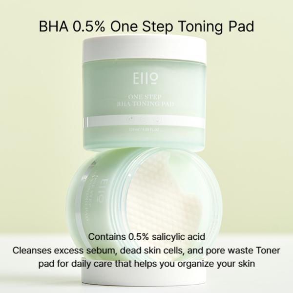 EIIO BHA 0,5% One Step Toning Pad, BHA 2% отшелушивающий тонер-диск (120 мл / 4,05 жидких унций, 60 подушечек) (7 вариантов)