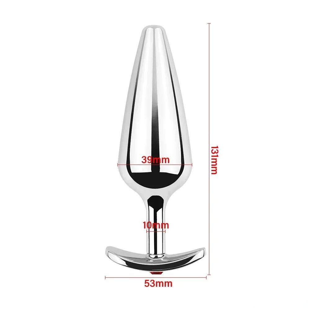 Metal Anal Beads Butt Plug Set Small Large Wearable Ass Analplug Jewelry Dilator Dildo Prosate Massager Sex Toy Man Women Shop