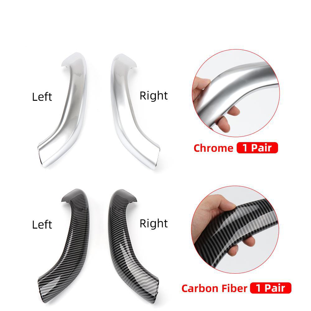 Панель обшивки внутренней ручки двери автомобиля, левая/правая, с внешней крышкой-накладкой, замена для BMW X1 X2 F48 F49 F39 2016-2020 51417417513