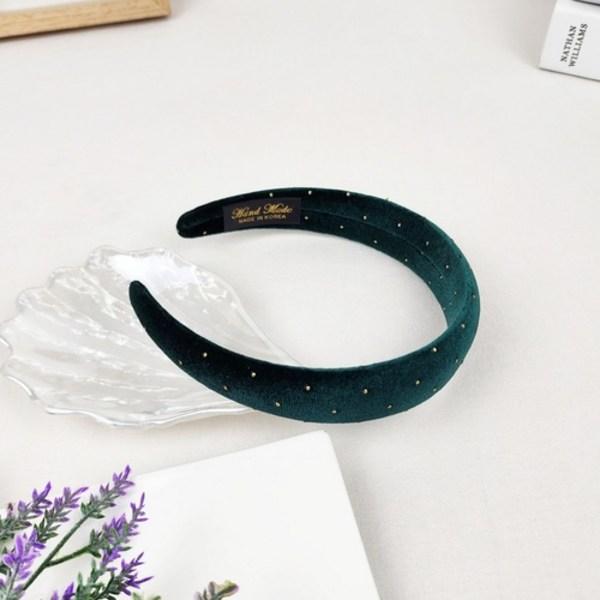 Muitorinda Green Jenny Sky Star Бархатная повязка для волос с подушкой