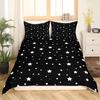 Vintage Floral Duvet Cover King Q-Queens Retro Flowers Bedding Set Boho Hippie Comforter Cover Groovy Blossom Polyester Quilt Cover
