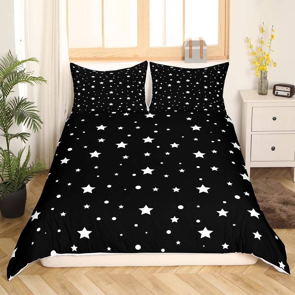 Vintage Floral Duvet Cover King Q-Queens Retro Flowers Bedding Set Boho Hippie Comforter Cover Groovy Blossom Polyester Quilt Cover