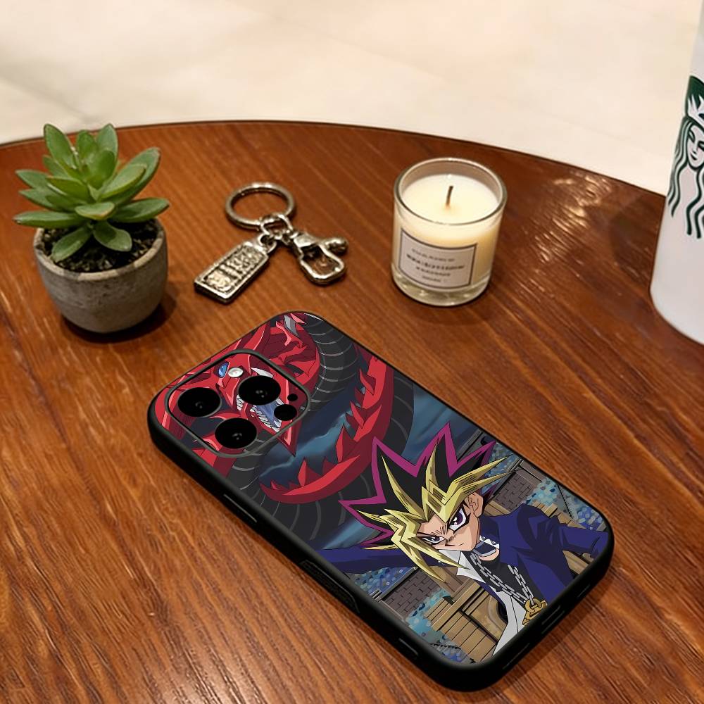 Yu-Gi-Oh Phone Case For iPhone 17, 16,15,14,13,12,11 Plus,Pro Max, Others Soft Silicone Black Cover