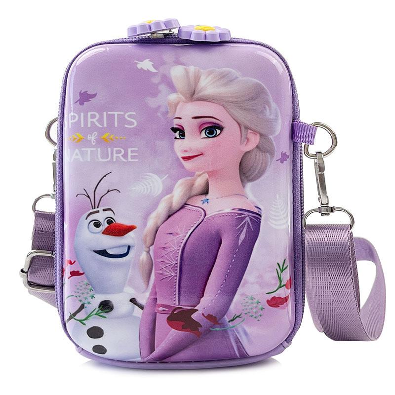 Elsa Frozen Childrens Shoulder Bag With Cartoon Design For School And Travel