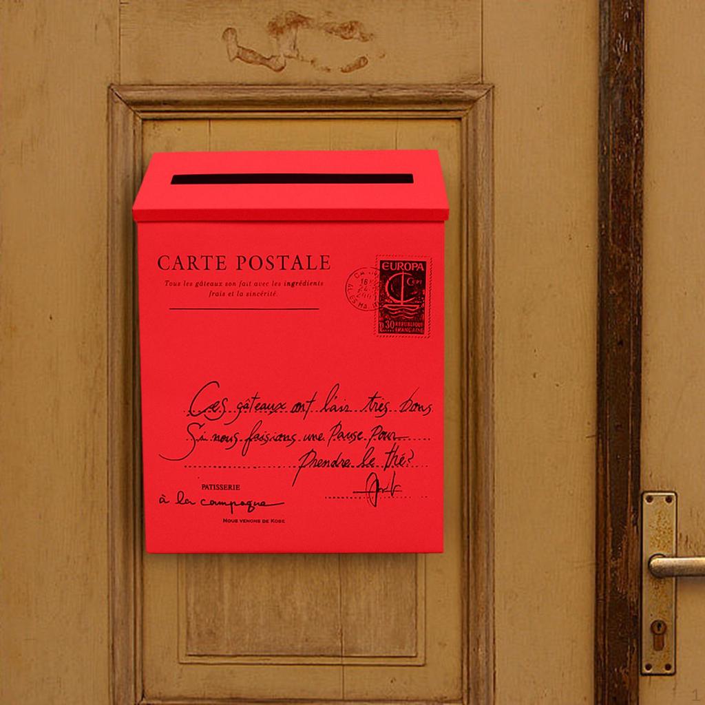 Contemporary Wall Mounted Mailbox for Stylish Outdoor Decor