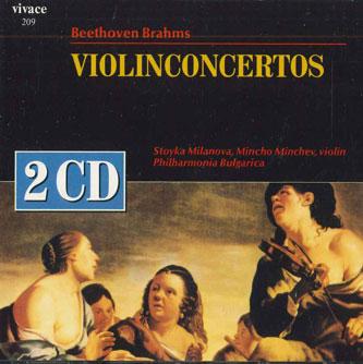CD PHILHARMONIA BULGARICA - Концерты для скрипки VIVACE209 VIVACE Не из Японии Классика Б/У