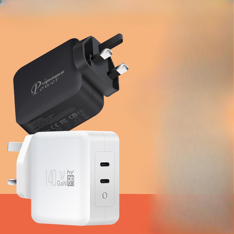 PD3.1 GaN PD140W зарядное устройство C+C порт GaN британская интеллектуальная распределительная зарядная головка PPS сверхбыстрая зарядка