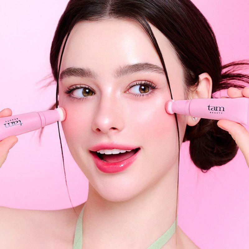 TAM BEAUTY Желейные молочные румяна для щек (4 цвета)