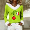 Long Sleeve Shirts For Women Cute Tops Christmas Prints Tees Blouses Casual Plus Size Basic Tops Pullover