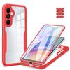 360 Full Body Phone Case For Samsung Galaxy A15 4G 5G Built Screen Protector Case for Samsung A15 Hard Back Shockproof Cover