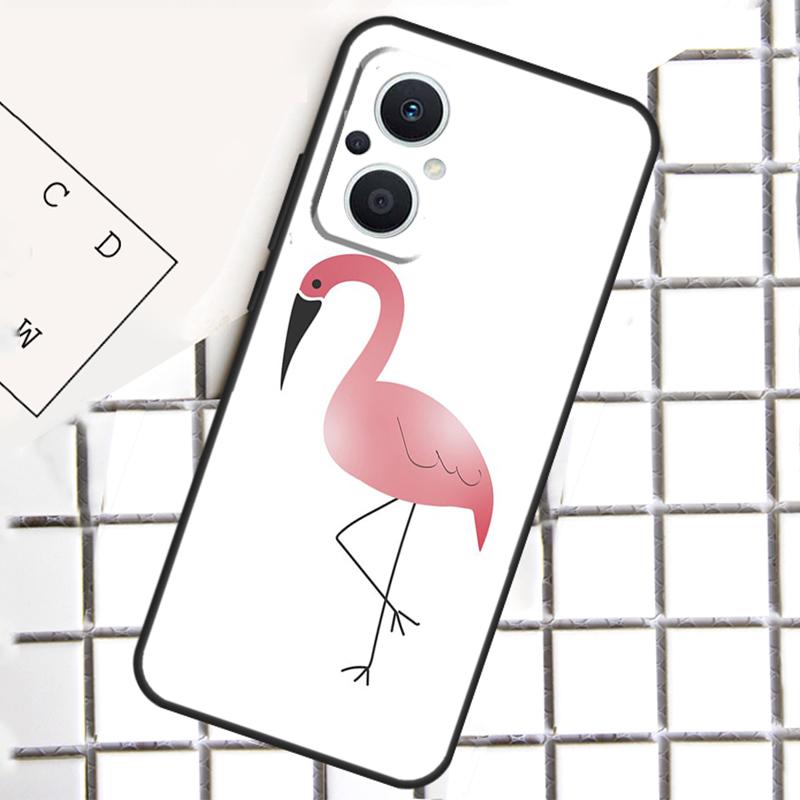 Фламинго Для OPPO Reno 14F 13F 12F 11F 10 11 12 13 14 Pro 7 8 Lite 8T OPPO Find X6 X5 X8 X9 Pro Чехол