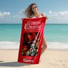 Personalized Customized Proof Beach Towel with Dungeons & Dragons Pattern - Soft, Absorbent, Quick-drying, Perfect Swimming, Camping&bathing