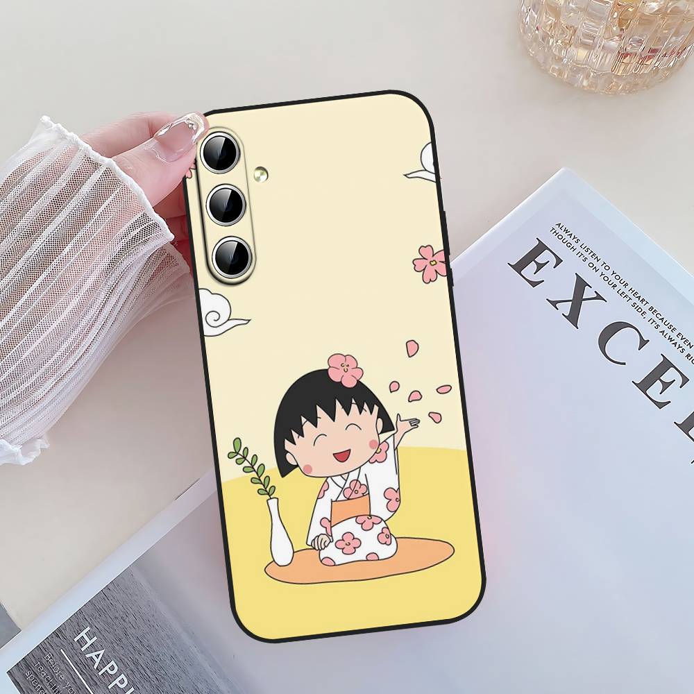 Чехол для телефона Chibi Maruko Chan для Samsung Galaxy S21 S22 S23 S24ULTRA S25ULTRA FE Ultra Plus5G A52S S26 Мягкий чехол