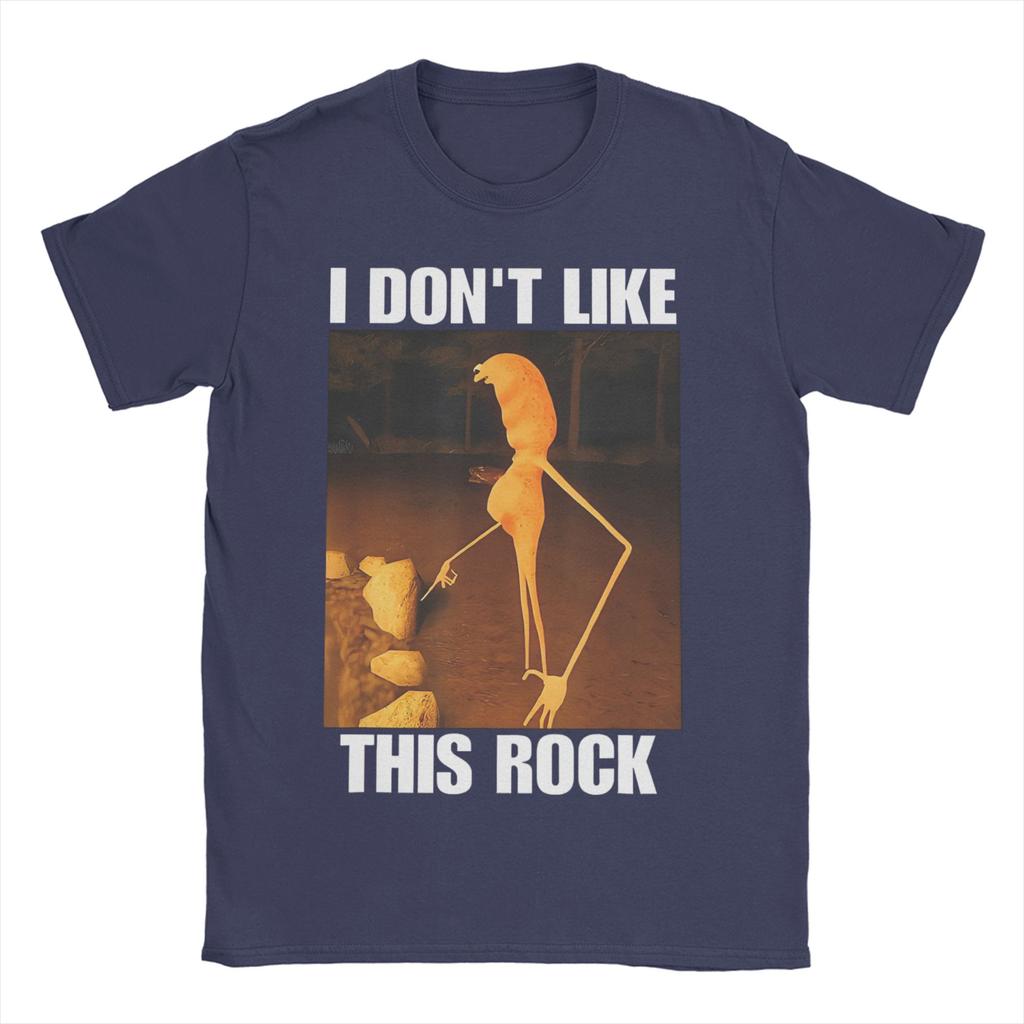 Men Women TShirt I Dont Like This Rock Casual Pure Cotton Tee Shirt Short Sleeve Marcus The Worm T Shirt Crew Neck Tops Adult