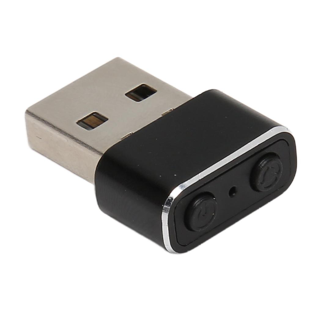 USB Mouse Mover Tiny Undetectable with Separate Mode On Off Buttons Supports 3 Tracks Plug and Play Keeps PC Laptop Awake