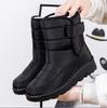 Non Slip Waterproof Snow Boots for Woman Platform Keep Warm Cotton Padded Thick Plush Winter Ankle Boots Plus Size